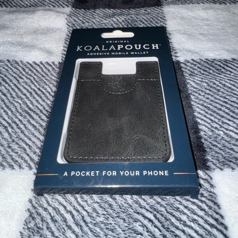Phone Card Holder (Black Adhesive Mobile Wallet)